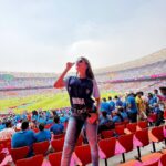 Naira Shah Instagram – Hum Jeet gayyyyyyyyee!!!! 🤩
(What a vibe to experience India VS pak in the stadium ! #goosebumps )

#bleedblue#indiavspakistan##indiavspakistan #worldcup #indvspak #viratkohli #india #cricket  #wc #cricketmatch #worldcupcricket #indiacricket  #worldcupmatch #indiacricketteam Narendra Modi Stadium – Ahmedabad