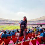 Naira Shah Instagram – Hum Jeet gayyyyyyyyee!!!! 🤩
(What a vibe to experience India VS pak in the stadium ! #goosebumps )

#bleedblue#indiavspakistan##indiavspakistan #worldcup #indvspak #viratkohli #india #cricket  #wc #cricketmatch #worldcupcricket #indiacricket  #worldcupmatch #indiacricketteam Narendra Modi Stadium – Ahmedabad