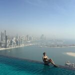Naira Shah Instagram – Sunkisssed chilling! 🥂 Aura Skypool Dubai
