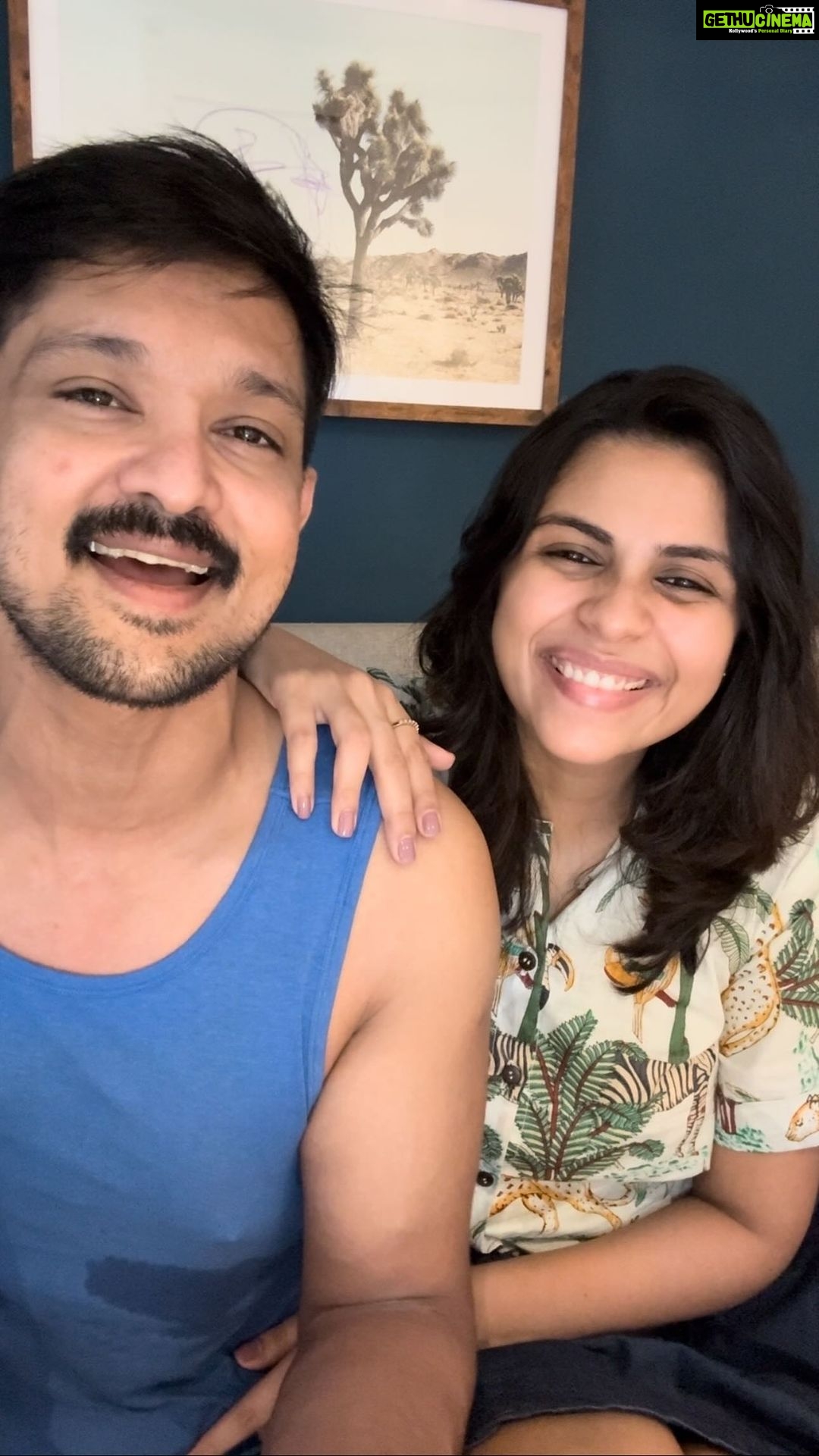 Nakul Instagram - After what felt like ages, we both managed to squeeze in some time to do our rather hurried jamming session but of course it has background screams and knock on the door from the babies π Watch till the end π€ #nakkhulsrubee #khulbeetails #khulbaebees #tamilsongcover #guitarcover #amaturesingers