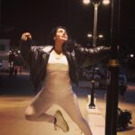 Nandini Rai Instagram - Late night Blurry lights Deep mind #night #light #nightout #mindset #nandinirai