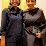 Nandita Das Instagram - Watched Goldfish last night with outstanding performances by @deepti.naval and @kalkikanmani... a mother-daughter story about memory and more. Sensitive and poignant. Thank you #pushankripalani and producer Amit Saxena. I was 18 when I first met Deepti di on the sets of Prakash Jha’s Parinati, though she has known Baba for long. She calls Baba da and I call her di! We worked together in Bawandar as co-actors and I was fortunate enough to direct her in my debut film, Firaaq. But more importantly, we have remained close friends. We have laughed about small things and moaned about the big ones. Last night was a celebration of her outstanding performance and our friendship. ❤️ Sharing a few I was sent of last night…