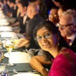 Nandita Das Instagram - The last supper. Beyond delicious. The setting, the flowers, all just right. We got a perfect send off. Jury and the winners dined and wined! Thank you @shanghaiinternationalff