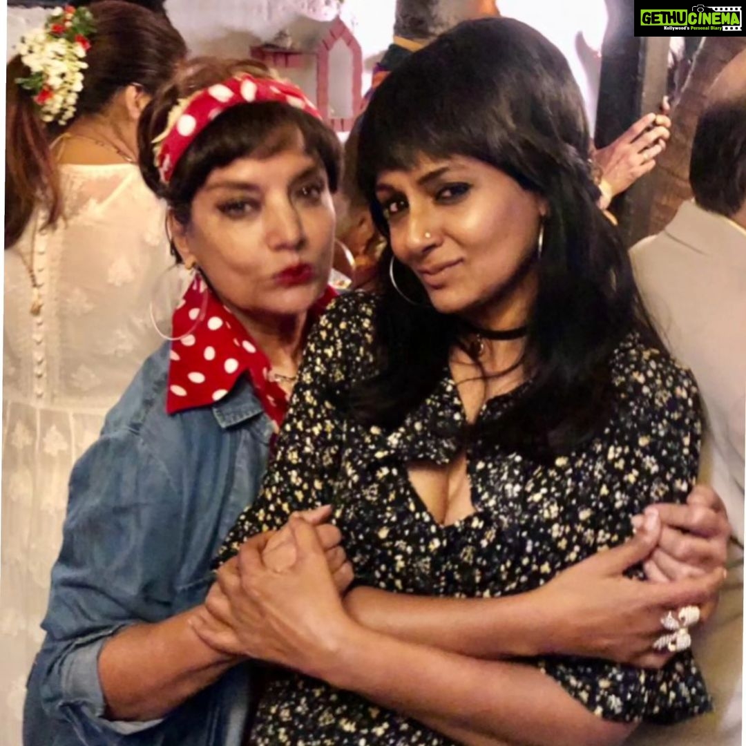 Nandita Das Instagram - @azmishabana18 Janamdin Mubarak! All good wishes and dher saara pyaar coming your way. I so cherish the times we have spent together over the last 27 years - on and off camera, fun and difficult ones. And here is to many more…❤️