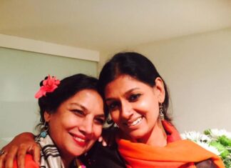 Nandita Das Instagram - @azmishabana18 Janamdin Mubarak! All good wishes and dher saara pyaar coming your way. I so cherish the times we have spent together over the last 27 years - on and off camera, fun and difficult ones. And here is to many more…❤️