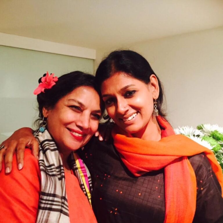 Nandita Das Instagram - @azmishabana18 Janamdin Mubarak! All good wishes and dher saara pyaar coming your way. I so cherish the times we have spent together over the last 27 years - on and off camera, fun and difficult ones. And here is to many more…❤️