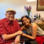 Nandita Das Instagram - To continue the story of hanging baskets, here is the living room. With some of my favourite people who I grew up with. Over the years, my father’s friends have become mine too. 🥰