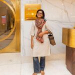 Nandita Das Instagram – Spent two lovely evenings at  @indianaccentmumbai – delicious food, art deco ambience and warm hospitality. Thank you Rohit Khattar for this experience.