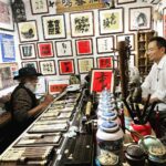 Nandita Das Instagram - A page that got left out of the Shanghai diary. This was a trip to the Tian zi fang - a quaint market with lots of traditional crafts and weaves. My Japanese sister Kyoko and I. Baba made portraits even there! And we had a tea ceremony with our lovely volunteers. All in all, an afternoon to remember. ❤️
