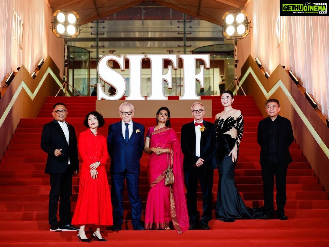 Nandita Das Instagram - The last day with my wonderful jury! Closing night for me is always a bittersweet experience. Not because it’s the end of an exciting week. But because we have to award a few of the talents and disappoint many others. I am always awkward when I see anticipation in the eyes of the nominees, as they wait for the verdict. This is the most difficult part of being on a jury. To sit in judgement of other people’s work without knowing their challenges and struggles is difficult. Having to choose from what can never be a level playing field, films that are almost incomparable, seems unfair. But that’s the nature of the beast. And that’s why when I am on the other side, I try not to attach myself to wins or losses. Just enjoy the journey of making films and share it with all those you can. बस! @shanghaiinternationalff