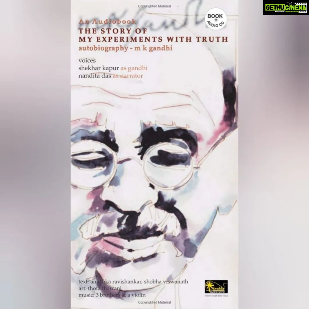 Nandita Das Instagram - I’m happy to share for those who may not know that in 2010 I narrated an audiobook, based on “The Story of my Experiments with Truth” by MK Gandhi. This was one of the cherished books in my early years. No one needs to be put on a pedestal but neither do they need to be dismissed without knowing enough about their contribution and commitment for a larger good. My mother comes from a Gandhian family. Both her parents were freedom fighters and having grown up with many stories of that struggle, I may have reasons to feel this way! @karaditales @shekharkapur #gandhi