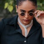 Nandita Swetha Instagram - Let your soul glow Shot by @lavsar_photography Makeup @vitta_makeovers Hair @praneetha_beautymakeover @thiru_kshtriyas Outfit @mango