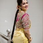 Nandita Swetha Instagram - Here is the announcement📣 Bride is ready😜😜😜 Worked with this awesome team Shot by @pkstudiophotography Makeup by @makeup_by_rithureddy Hairstyle by @hair_by_poornima Outfit from @rentyourlook_by_chandangowda Accessories @kiran.bridal.jewelry Hair accessories @petals_and_broches #bride #bridetobe #bridalmakeup