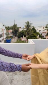 Nanditha Jennifer Instagram - THROWBACK  VIDEO🧿🧿🧿
With my love♥️♥️ @kvndop 
Making him  to perform its to hard 😂😂
.
.
.
#blessed #thankyou #jesus #love #husbandandwife #reelsinstagram #actress #kasicinematographer6 #jenniferr252
