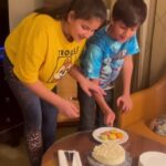 Navaneet Kaur Instagram - Happy Birthday Beta... RRR 😊Ranveer Ravi Rana