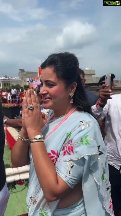 Navaneet Kaur Instagram - Anjangao Surji Dahi Handi Mahotsav