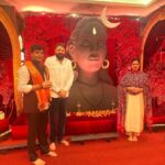 Navaneet Kaur Instagram - मोहित कंबोज यांच्या घरी गणपती बाप्पा चे दर्शन घेतले