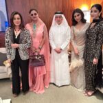 Neelam Kothari Instagram - Always great to be back in Doha!! Especially to visit the jewellery exhibition ❤️@visitqatar @qatarairways @fabdoha #DJWE2023 #Qatar #DohaDiaries @rafflesdoha