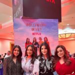 Neelam Kothari Instagram - Always a riot with these 3 @bhavanapandey @seemakiransajdeh @maheepkapoor thank you @netflix_in for a fun night!!