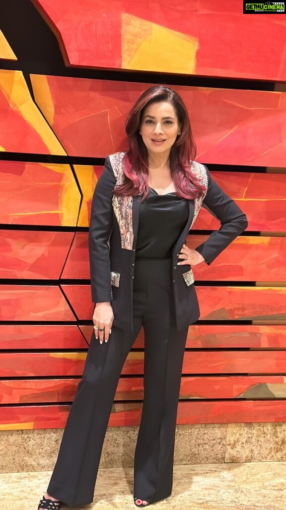 Neelam Kothari Instagram - Being part of the India Today Conclave was just so Fabulous! ❤️ @indiatoday Outfit @roseroom__official