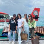 Neelam Kothari Instagram - @transmaldivian ✈️✈️✈️#TransMaldivian #TravelConfidentlywithTMA #TMAExperience @jumeirahmaldives @jumeirahgroup @globalspa_mag @globalspame #globalspa #globalspatravels