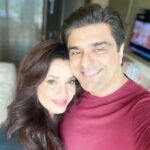 Neelam Kothari Instagram - Happy happy birthday husband @samirsoni123 ❤️❤️🎂🎂🥂🎉 love u loads.