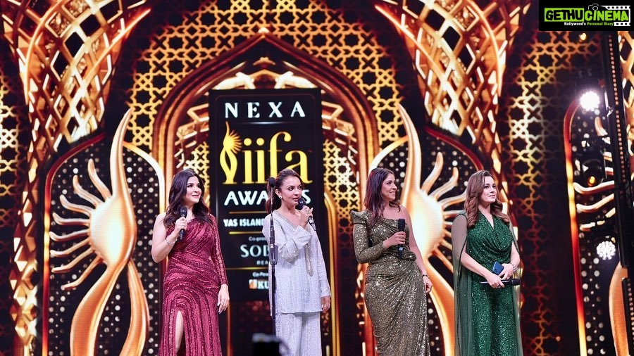Neelam Kothari Instagram - This night I would say was almost as fabulous as us right?! Well that's because we were there of course catch us and more at the Nexa IIFA Awards 2023! Tune in at 8 PM tonight on Colors & Jio Cinema to witness all the glitz and glam! #IIFA2023 #IIFAONYAS #YasIsland #VisitAbuDhabi #Nexa @iifa @yasisland @visitabudhabi @nexaexperience @colorstv @officialjiocinema