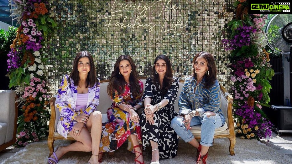Neelam Kothari Instagram - ❤️💛💗💙 Fabulous lives of Bollywood wives Season 2 streaming tomorrow only on @netflix_in !!!!