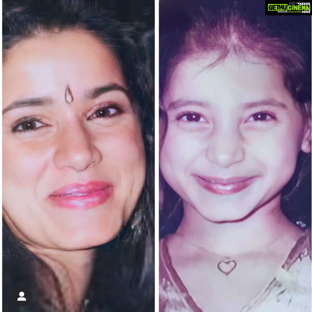 Neelam Kothari Instagram - Now and then…..❤️