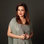 Neelam Kothari Instagram - Just happy to be me.. ✨✨ Outfit @rishiandsoujit 📸 @ shivamguptaphotography