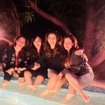 Neelam Kothari Instagram - A perfect weekend with the girls ❤️ Thank you Ravs 😘 @officialraveenatandon @anitaloomba77 @monicaawadhwani