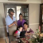 Neelam Kothari Instagram - When my work force decide to help Ahana with her Hindi homework.... whilst mama is a spectator 😂😂😂😂