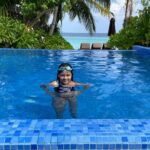 Neelam Kothari Instagram - When you wake up to this view... it’s like heaven on earth 🌈. @lilybeachresortmaldives @rupalidean #lilybachmaldives #valentines #vacation Lily Beach Resort & Spa at Huvahendhoo, Maldives