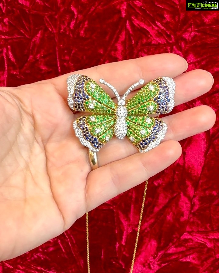 Neelam Kothari Instagram - I love my new butterfly 🦋🦋 @neelamjewelsofficial #neelamjewels #finejewels #design #nature