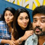 Neelima Rani Instagram - Friends to ♾️ @nirosha_radha 😘 @ak_ashwinkumar_ 🤍