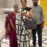 Neelima Rani Instagram - Sneaked out of work for a quick dinner with amma and thambi..time well spent 😍 love u lots ma