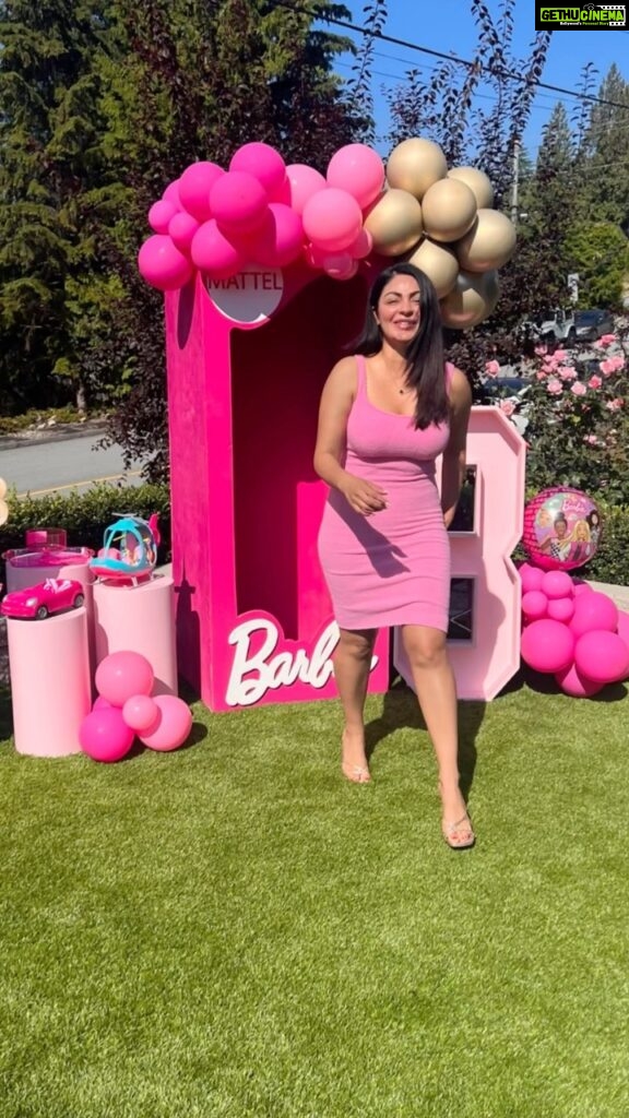 Neeru Bajwa Instagram - Hi Barbie! And one Ken … happiest birthday to my baby girl @aanaya_k_jawandha❤️ Thank you @balloonblissbc @a_little_something_creations @epic_event_signs for making my baby’s day extra special ! 💕 especially #manjeet and #kim from @balloonblissbc everything was so beautiful 😍 To all our friends who celebrated Aanaya with us today ❤️ @feelfabulousmobilespa you guys are amazing !
