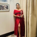 Neetha Ashok Instagram - To one Magical night ❤️ @siimawards you will always be special, the way VR is.. First movie, First nomination and first award. The feeling is just magical. @kichchasudeepa sir and @anupsbhandari this wouldn’t have been possible without you both .. ever grateful for this and I owe it big time to you both.. 3+ years of dedication and love towards VR ❤️ Thank you @neetha.vs and Priyakka for always being there and guiding me. Thank you @nirupbhandari aka Sanju for being the sweetest and the kindest co star. Thank you @williamdaviddop @shivakumarart @alankar.pandian @alwaysjani @ashik_kusugolli @sidmoolimani @ravishankar.gowda @chitkalabiradar @shettymayur24 @rai_sathwik @vickyvishya @makeup_sachin @thimmappa180 ❤️ and the entire caste and crew of VR 🙏🏻❤️🤗 Thank you god, Amma Appa @satishmesta for being my number one cheerleaders and support system ❤️ Dubai World Trade Centre, Dubai UAE