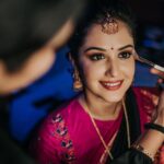 Neetha Ashok Instagram – 🙈Just going with the trend of GRWM photos 😂 for my wedding! (Couldn’t think of a caption😂) 

Blouse by @rishi_designs11 
Mua @piya.artistry 
Video credit @pixel_stream 
Hair accessories @beadedtreasuresjewelry 
Bridal mehendi by @mehendistoriesbykiran 
Nails by @flamingonailsindia 

#bridesofbangalore #brides #southindianbrides #southindianweddings #indianwedding #indianbride #southindianjewellery #wedding #bridalmakeup #bridesofindia #southfashionstyle #silksaree #kanchipuramsaree #bridesofhydrabad #bridaljewellery #templejewellery #weddingphotography #sareelove #bridal #southindianfashion #bridalwear #makeup #married #justmarried #happytears #tearsworthymoment