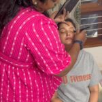 Neetha Ashok Instagram – Small glimpse on dolling up this sweetheart ❤️

Outfit by: @rishi_designs11 Bangalore, India
