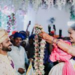 Neetha Ashok Instagram – Blessings 🥰

Bride & groom’s Costume designed, conceptualised & styled by @arulaa_by_rashmianooprao 
Mua by @piya.artistry 
Brides and grooms jewellery by @beadedtreasuresjewelry 
Pc @pixel_stream 
Bridal mehendi by @mehendistoriesbykiran 
Nails by @flamingonailsindia 

#married #justmarried #happytears #tearsworthymoment #bridesofbangalore #brides #southindianbrides #southindianweddings #indianwedding #indianbride #southindianjewellery #wedding #bridalmakeup #bridesofindia #southfashionstyle #silksaree #kanchipuramsaree #bridesofhydrabad #bridaljewellery #templejewellery #weddingphotography #sareelove #bridal #southindianfashion #bridalwear #makeup