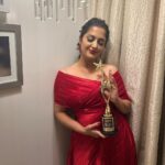 Neetha Ashok Instagram – Appreciation post ❤️
Thank you @siimawards and @ranadaggubati for presenting this precious award. Honoured 🙏🏻❤️

Pc ❤️🤗😘 @satishmesta 
Dress by @arulaa_by_rashmianooprao ❤️🤗🤗 
Accessories @beadedtreasuresjewelry 
Makeup by @thatsmartmua 
Hair by @sara_theglamorous Dubai World Trade Centre, Dubai UAE