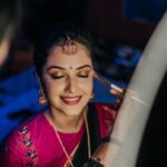Neetha Ashok Instagram – 🙈Just going with the trend of GRWM photos 😂 for my wedding! (Couldn’t think of a caption😂) 

Blouse by @rishi_designs11 
Mua @piya.artistry 
Video credit @pixel_stream 
Hair accessories @beadedtreasuresjewelry 
Bridal mehendi by @mehendistoriesbykiran 
Nails by @flamingonailsindia 

#bridesofbangalore #brides #southindianbrides #southindianweddings #indianwedding #indianbride #southindianjewellery #wedding #bridalmakeup #bridesofindia #southfashionstyle #silksaree #kanchipuramsaree #bridesofhydrabad #bridaljewellery #templejewellery #weddingphotography #sareelove #bridal #southindianfashion #bridalwear #makeup #married #justmarried #happytears #tearsworthymoment