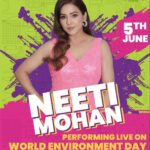 Neeti Mohan Instagram – This #WorldEnvironmentDay it’s time to Kick the Plastic! Let’s Protect our planet 🌏 

Join me as I take center stage to perform for the cause and show solidarity to fellow environment enthusiasts 5th June 6pm, Carter Road Mumbai. 

Be there!!! Let’s save Mother Earth  and Tik-Tik plastic from our lives 🙏🏼

@bhamlafoundation @g20org #TikTikPlastic