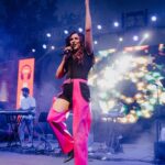 Neeti Mohan Instagram - FOREVER ETCHED 🙌 Such a Maayka type feeling when you go back to your own college to perform 🥹 Thank you Principal Mam, Teachers, Students Union, Volunteer and Students for give me a memory of a lifetime 🙌 To be amongst 75 most celebrated Alumnae of Miranda House is a ‘Badge of Honor’ I would always love to flaunt 😎 Overwhelmed and how! Tag yourselves in the comments below my young ladies and keep shining ✨