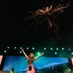 Neeti Mohan Instagram - FOREVER ETCHED 🙌 Such a Maayka type feeling when you go back to your own college to perform 🥹 Thank you Principal Mam, Teachers, Students Union, Volunteer and Students for give me a memory of a lifetime 🙌 To be amongst 75 most celebrated Alumnae of Miranda House is a ‘Badge of Honor’ I would always love to flaunt 😎 Overwhelmed and how! Tag yourselves in the comments below my young ladies and keep shining ✨