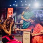 Neeti Mohan Instagram - FOREVER ETCHED 🙌 Such a Maayka type feeling when you go back to your own college to perform 🥹 Thank you Principal Mam, Teachers, Students Union, Volunteer and Students for give me a memory of a lifetime 🙌 To be amongst 75 most celebrated Alumnae of Miranda House is a ‘Badge of Honor’ I would always love to flaunt 😎 Overwhelmed and how! Tag yourselves in the comments below my young ladies and keep shining ✨