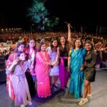 Neeti Mohan Instagram - FOREVER ETCHED 🙌 Such a Maayka type feeling when you go back to your own college to perform 🥹 Thank you Principal Mam, Teachers, Students Union, Volunteer and Students for give me a memory of a lifetime 🙌 To be amongst 75 most celebrated Alumnae of Miranda House is a ‘Badge of Honor’ I would always love to flaunt 😎 Overwhelmed and how! Tag yourselves in the comments below my young ladies and keep shining ✨