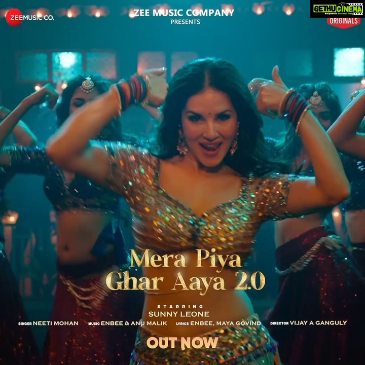 Neeti Mohan Instagram - When the beat drops, there’s no stopping the groove! 🔥 #MeraPiyaGharAaya2.0 Song is OUT NOW! 🎵 #ZeeMusicOriginals #SunnyLeone @sunnyleone @vijayganguly @neetimohan18 @musicenbee @anuragbedii