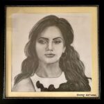 Neetu Chandra Instagram - A heartfelt shoutout goes to an extraordinary fan who has crafted this masterpiece. Your unwavering love and steadfast support have been the driving forces propelling me to where I stand today. From the depths of my heart, thank you! Here's to you, raising a toast to the incredible journey ahead! 🙌🥂 #sketch #sketches #nituchandrasrivastava #nituchandra #nitu #neetuchandra #neetuchandrasrivastava